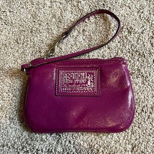 Coach small card holder wristlet